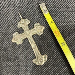 Sterling Silver Navajo Native American Cross